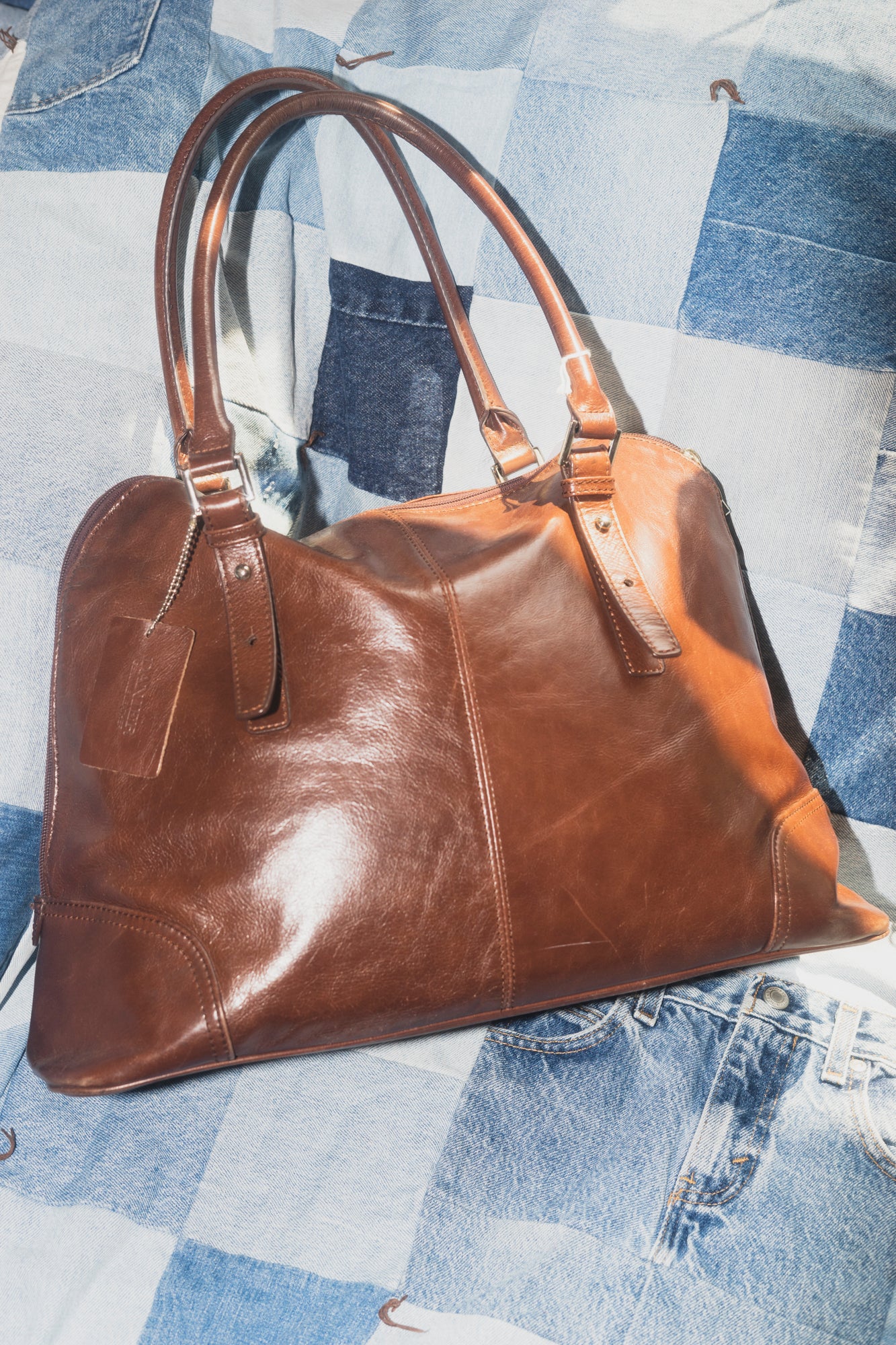Danier Brown Leather Shoulder bag