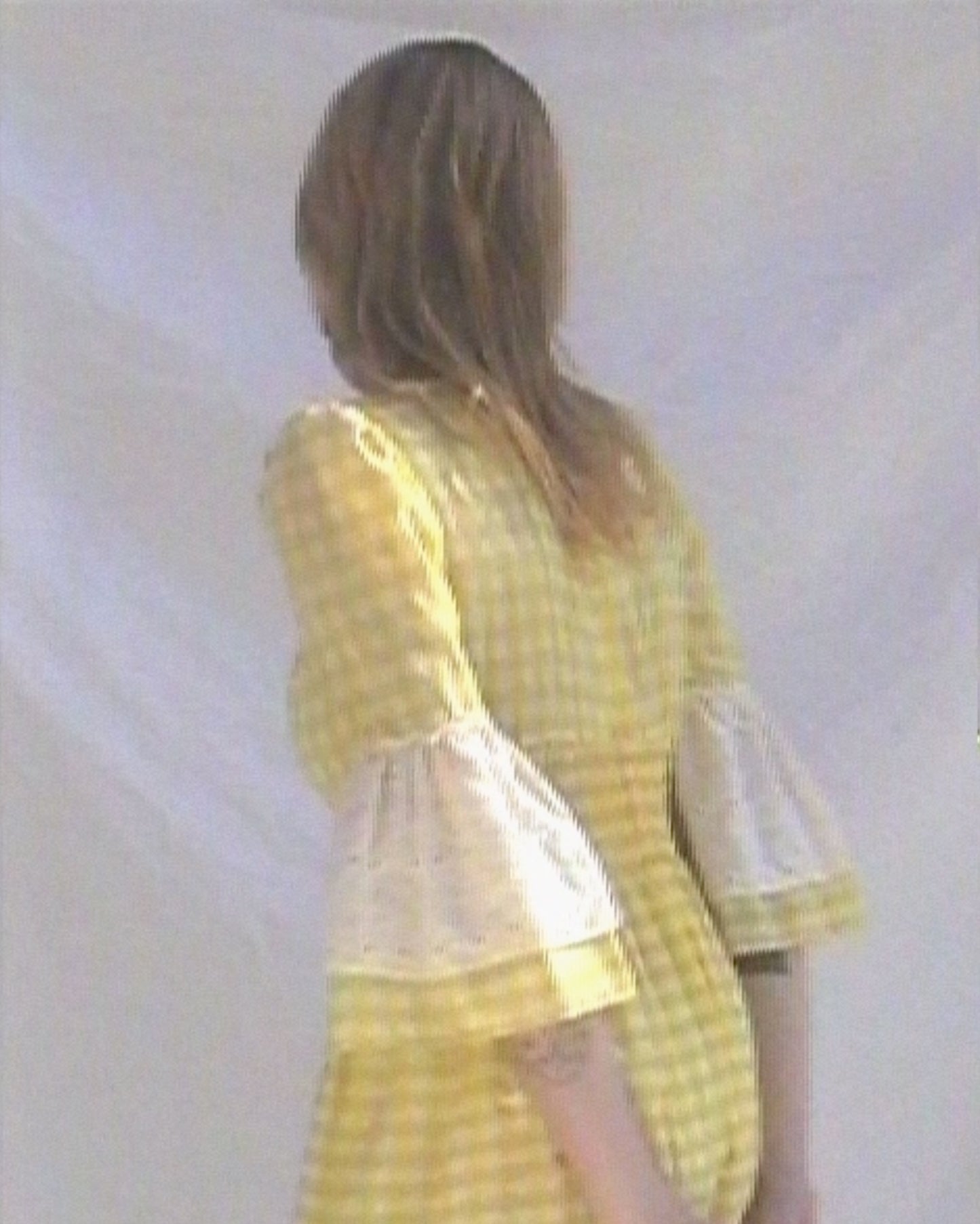 Yellow Gingham Prairie Dress